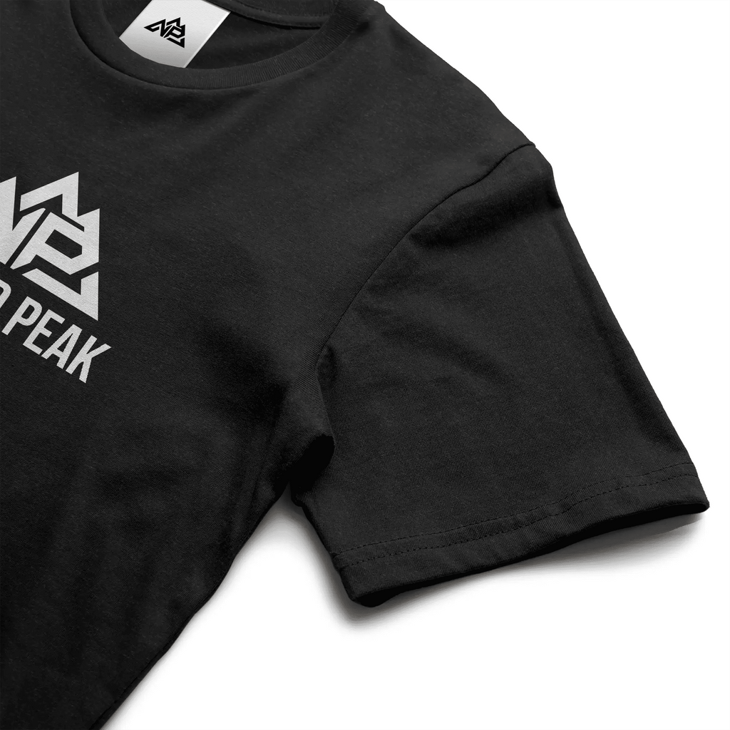 NP Run Men's Blend Tee | Heather Athletic Blue, Heather Navy, Black - Nested Peak