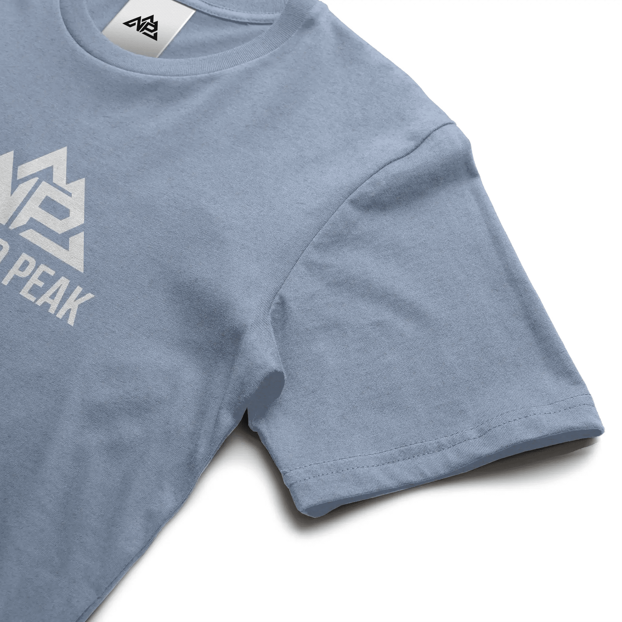 NP Run Men's Blend Tee | Heather Athletic Blue, Heather Navy, Black - Nested Peak