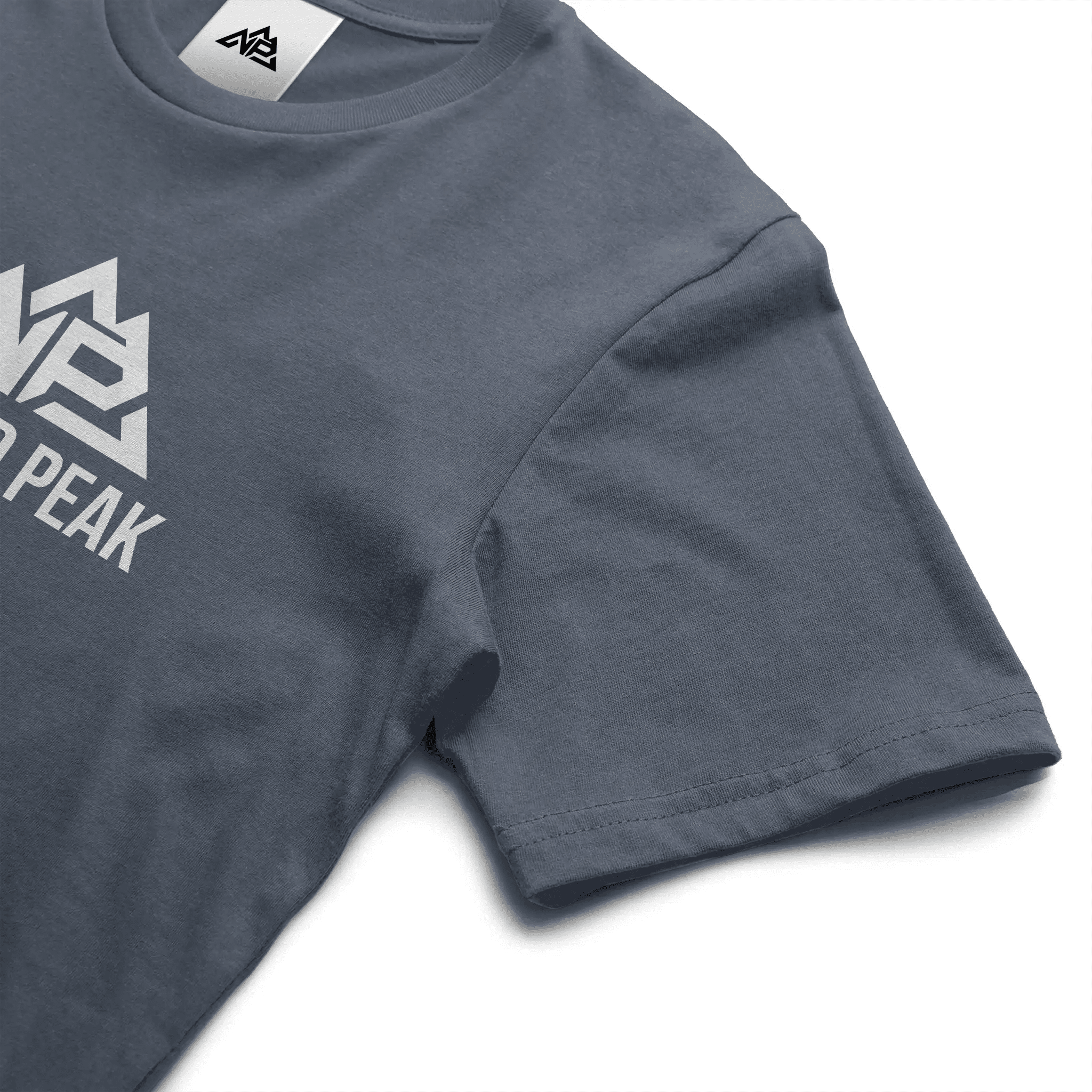 NP Run Men's Blend Tee | Heather Athletic Blue, Heather Navy, Black - Nested Peak