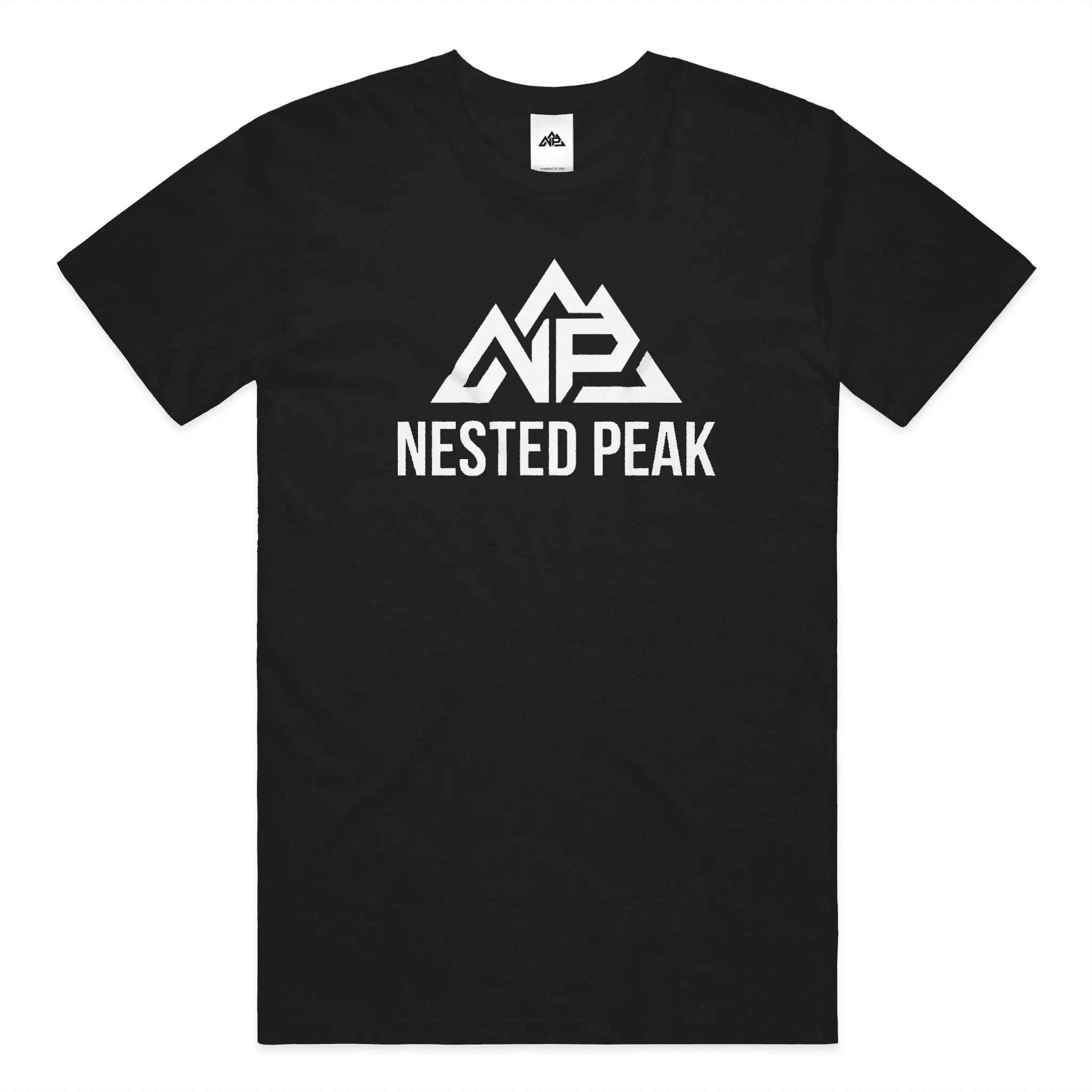 NP Run Men's Blend Tee | Heather Athletic Blue, Heather Navy, Black - Nested Peak