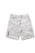 NP Run Men's Stadium Camo Shorts | White Camo - Nested Peak