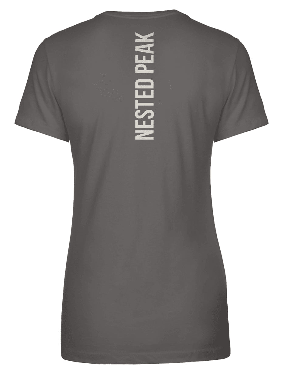 NP Run Women's Ideal Crew | Desert Pink, Cancun, Dark Grey - Nested Peak