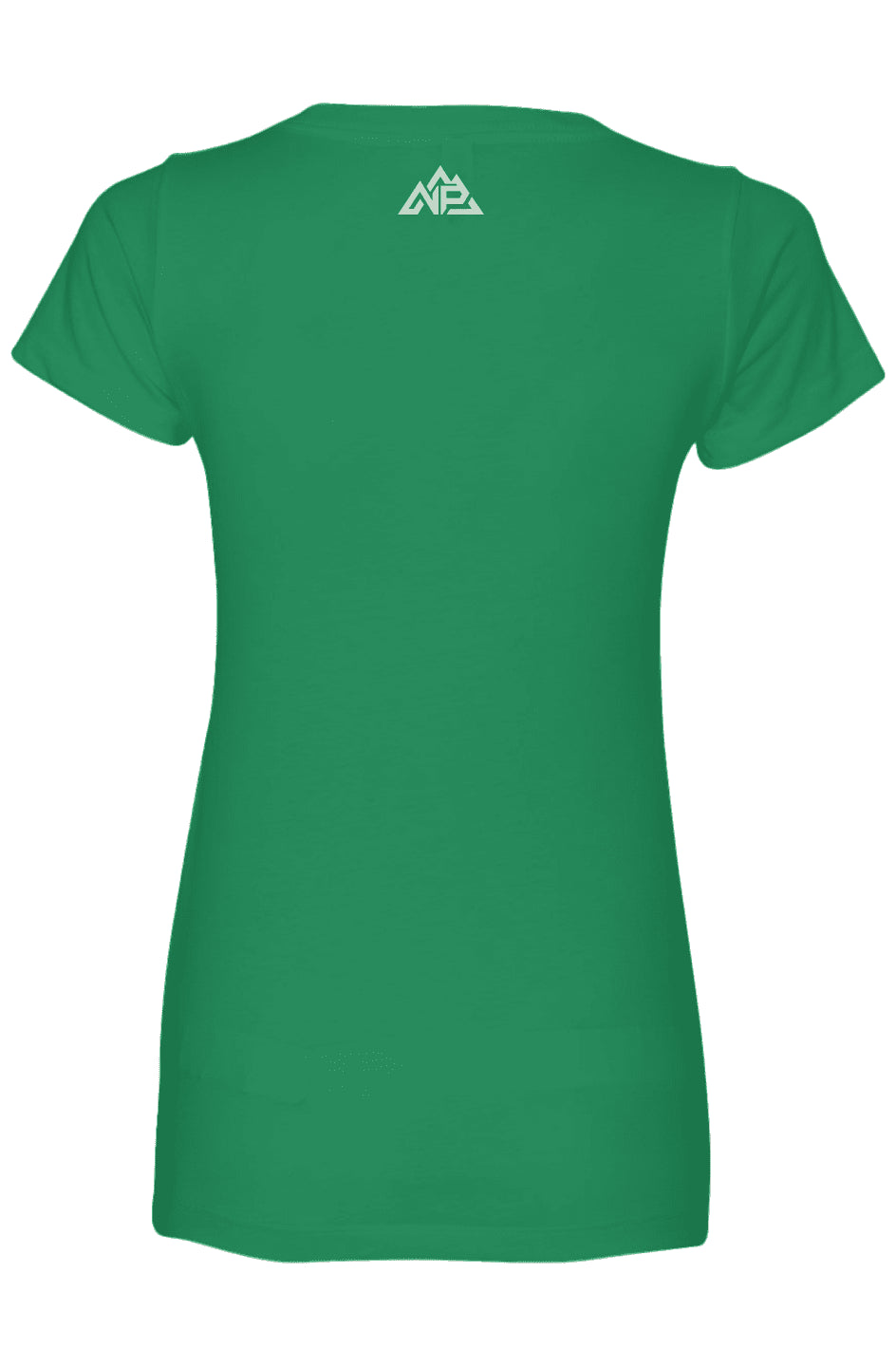 NP Run Women's Ideal V-Neck | Cancun, Kelly Green, Warm Grey - Nested Peak