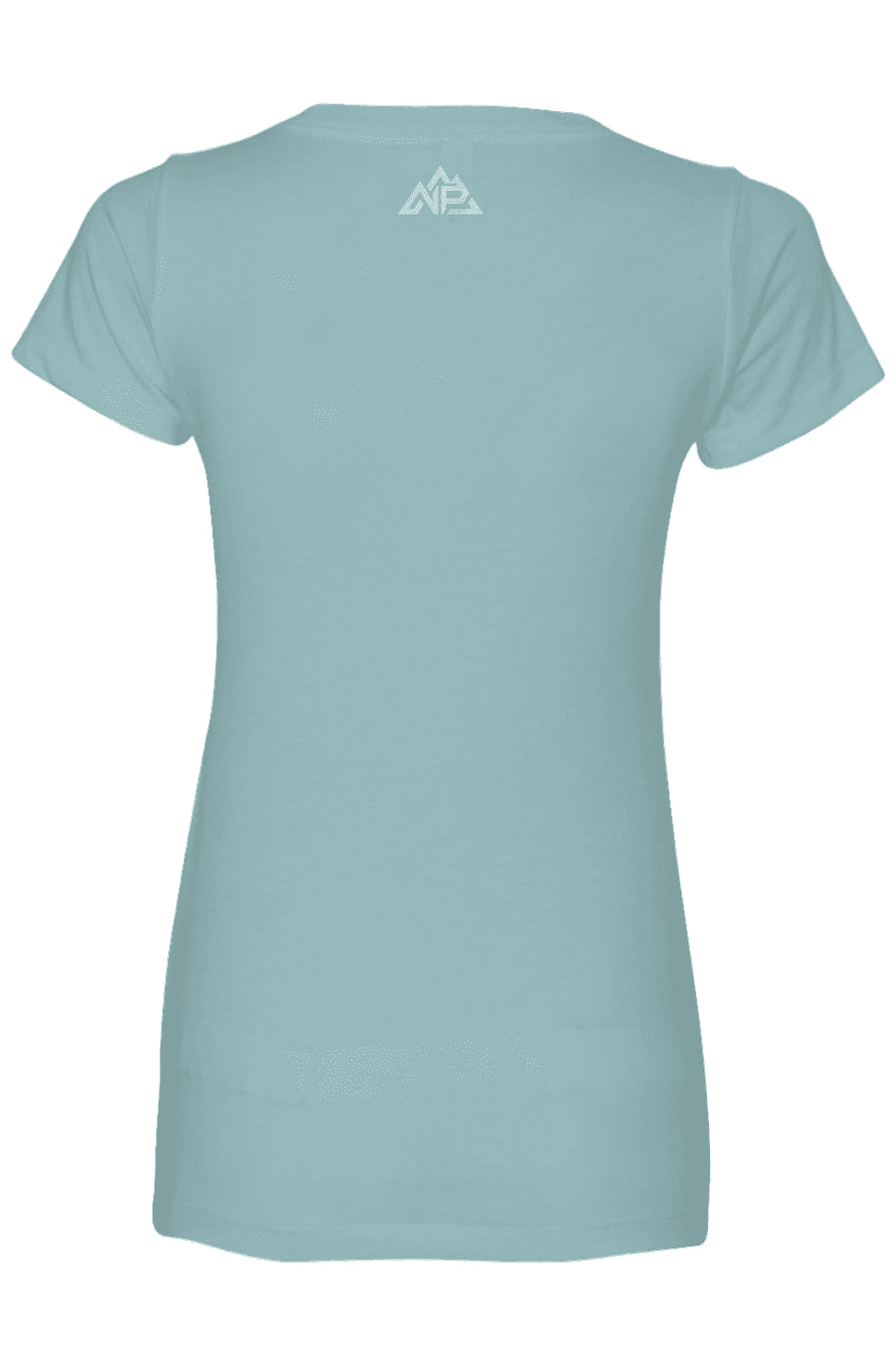 NP Run Women's Ideal V-Neck | Cancun, Kelly Green, Warm Grey - Nested Peak