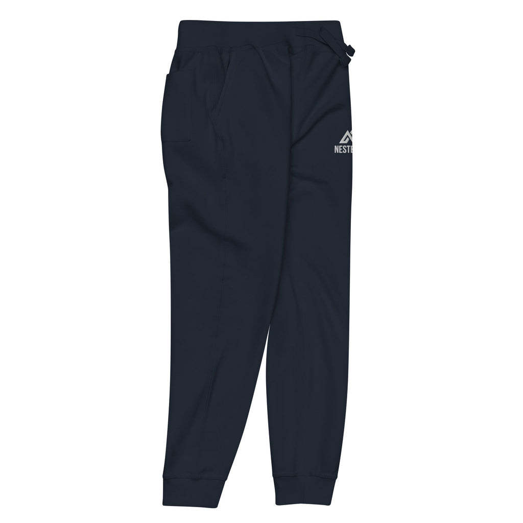 NP Unisex Fleece Sweatpants | Black, Navy Blazer, Maroon, Charcoal Heather, Military Green - Nested Peak