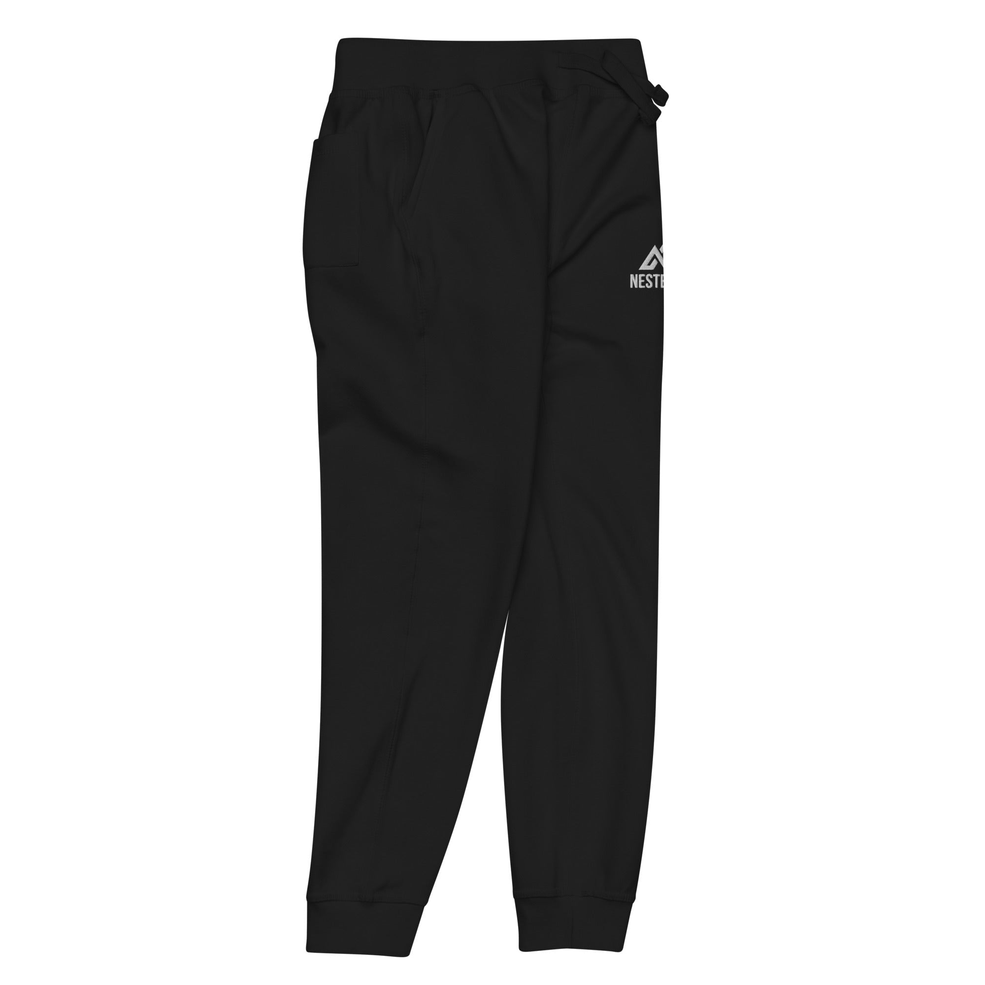 NP Unisex Fleece Sweatpants | Black, Navy Blazer, Maroon, Charcoal Heather, Military Green - Nested Peak