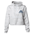 NP White Camo Crop Windbreaker - Nested Peak