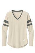 NP Women's Halftime Stripe V-Neck Tee - Nested Peak