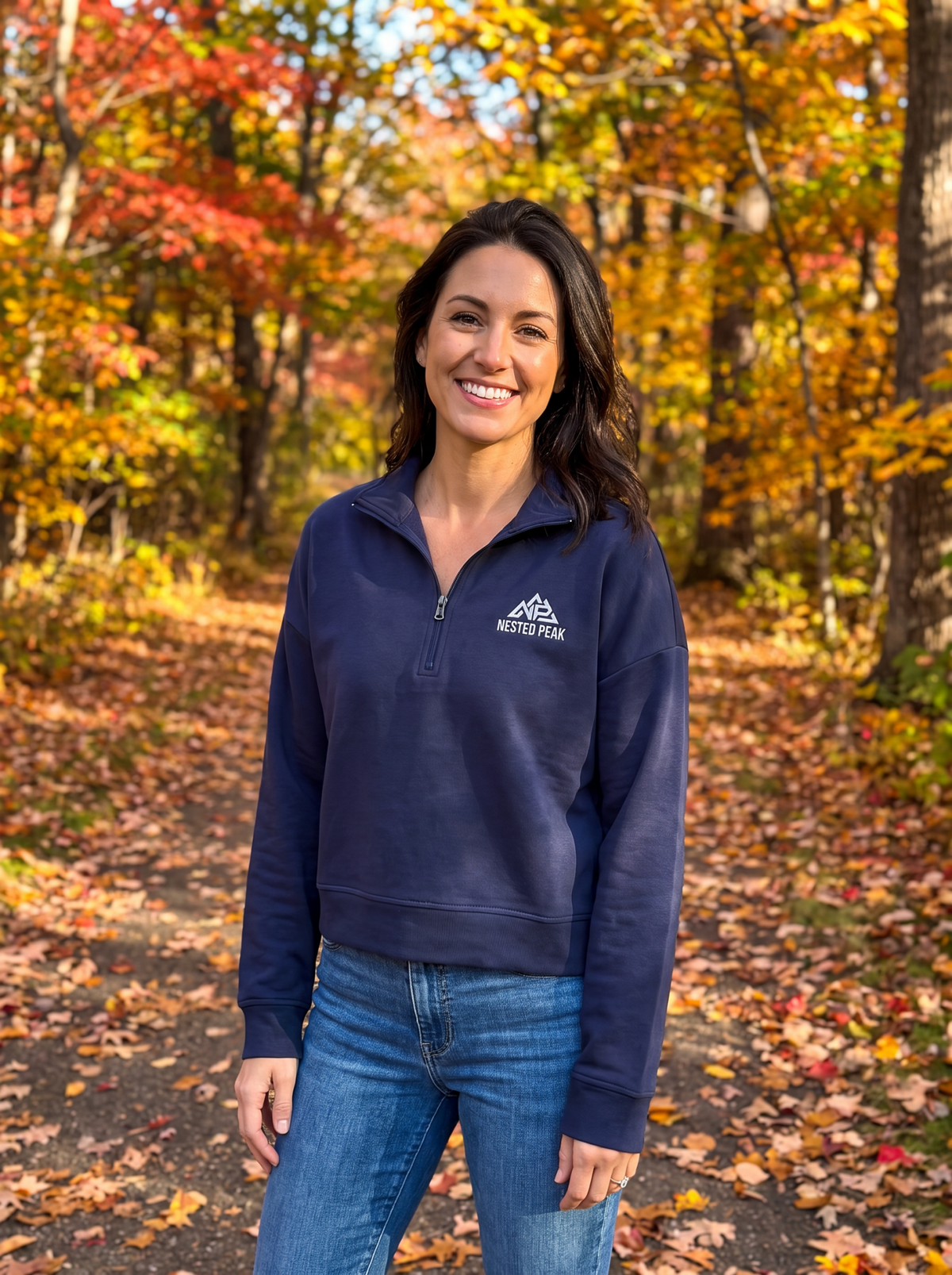 NP Women's Perform Quarter-Zip - Nested Peak
