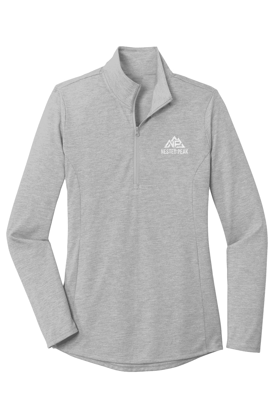 NP Women's PosiCharge Tri-Blend 1/4 Zip - Nested Peak