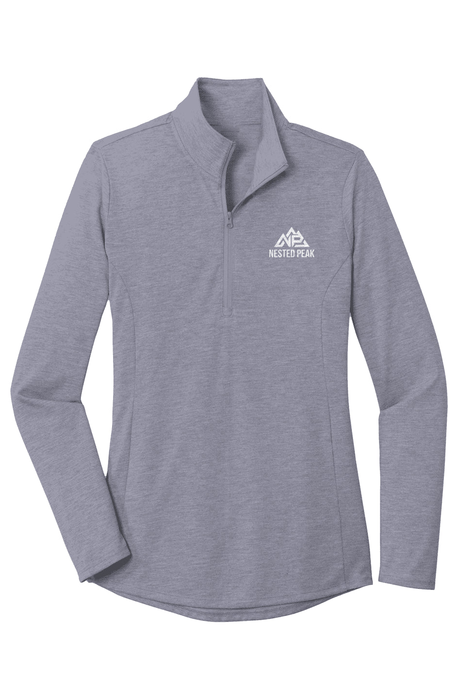 NP Women's PosiCharge Tri-Blend 1/4 Zip - Nested Peak