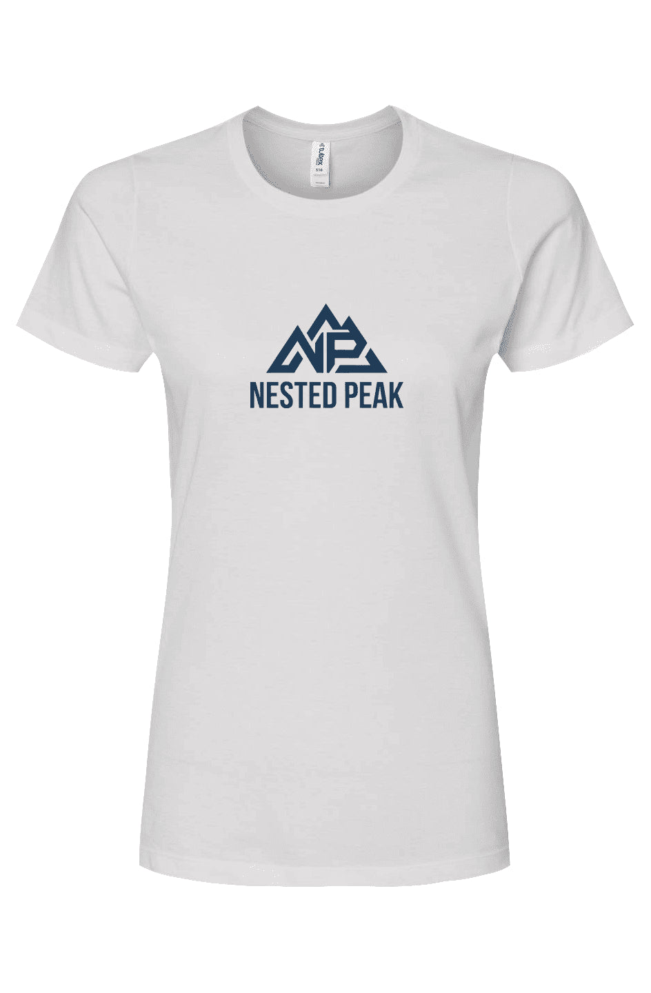 NP Women's Premium Cotton T-Shirt - Nested Peak