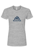 NP Women's Premium Cotton T-Shirt - Nested Peak