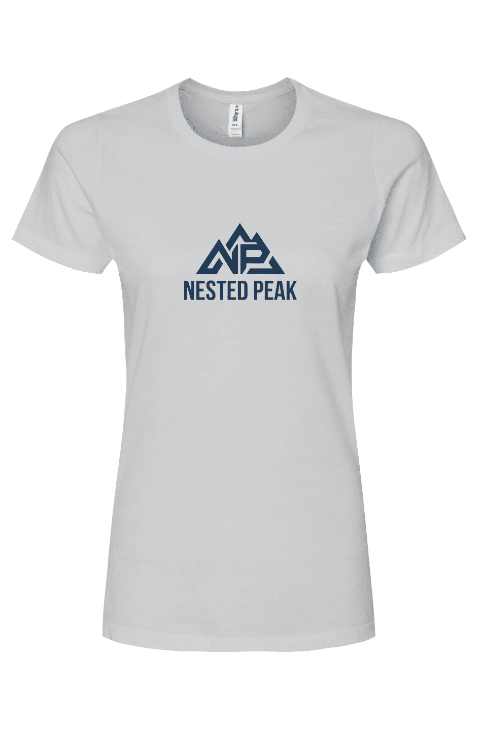 NP Women's Premium Cotton T-Shirt - Nested Peak