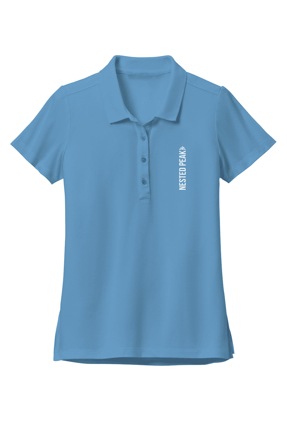 NP Women's Stretch Pique Polo | Parisian Blue, Night Navy, Storm Grey - Nested Peak