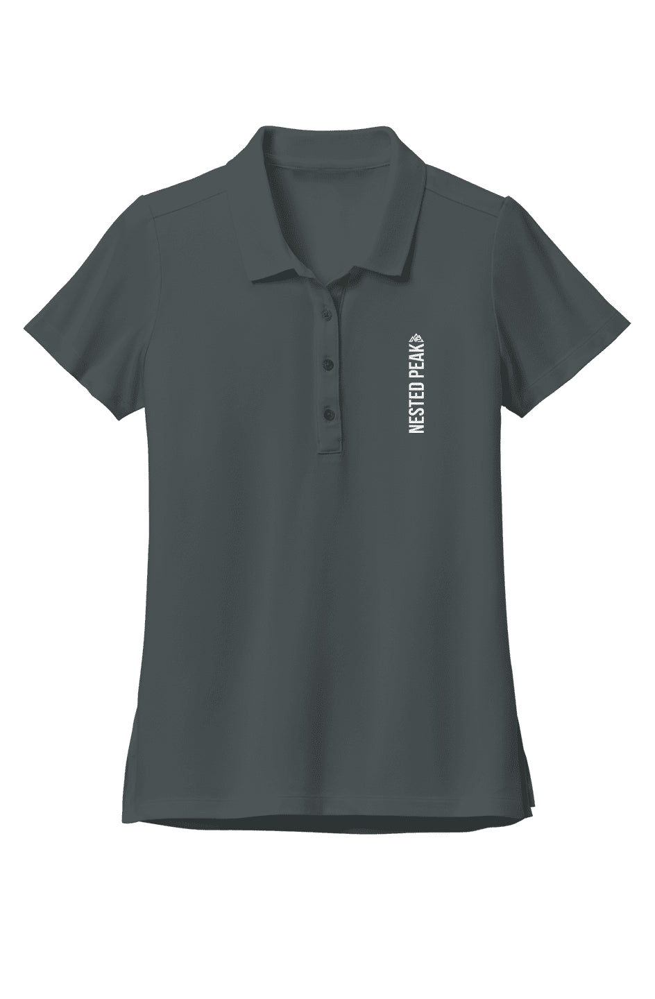 NP Women's Stretch Pique Polo | Parisian Blue, Night Navy, Storm Grey - Nested Peak