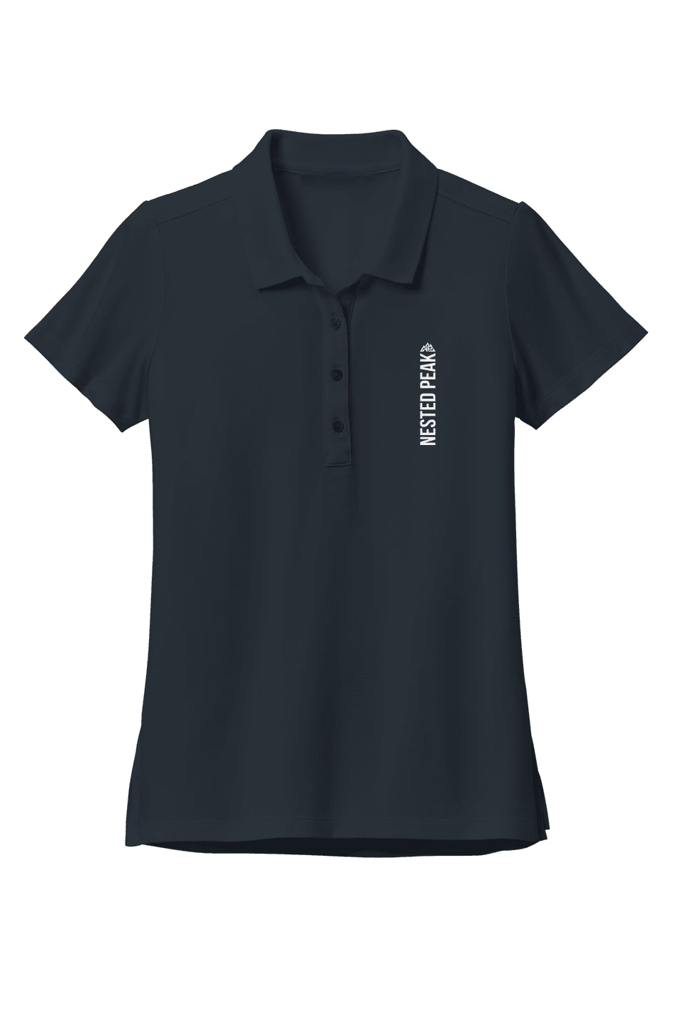 NP Women's Stretch Pique Polo | Parisian Blue, Night Navy, Storm Grey - Nested Peak