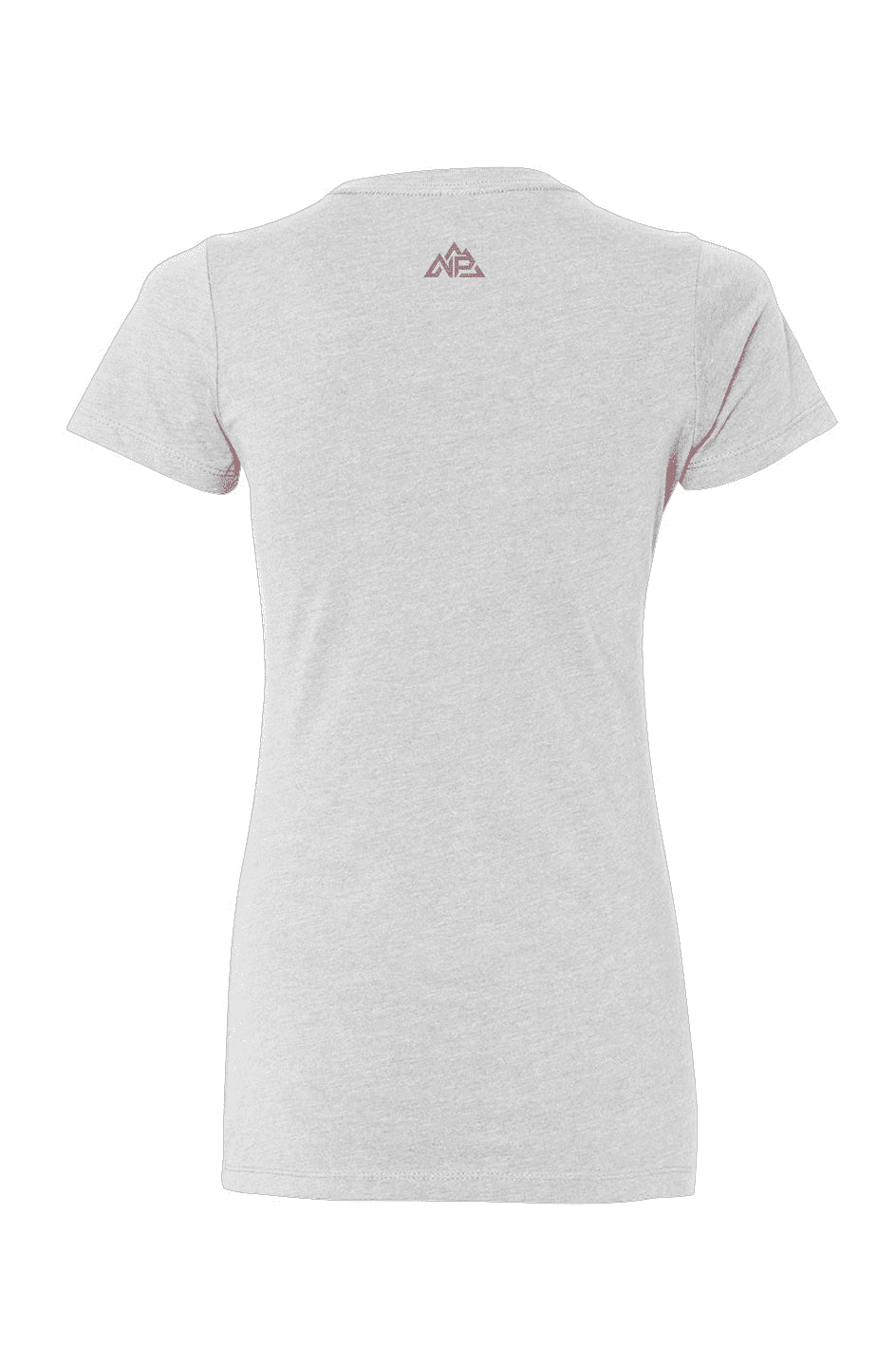 NP Women's T-Shirt | Dark Heather Grey, White, Indigo - Nested Peak