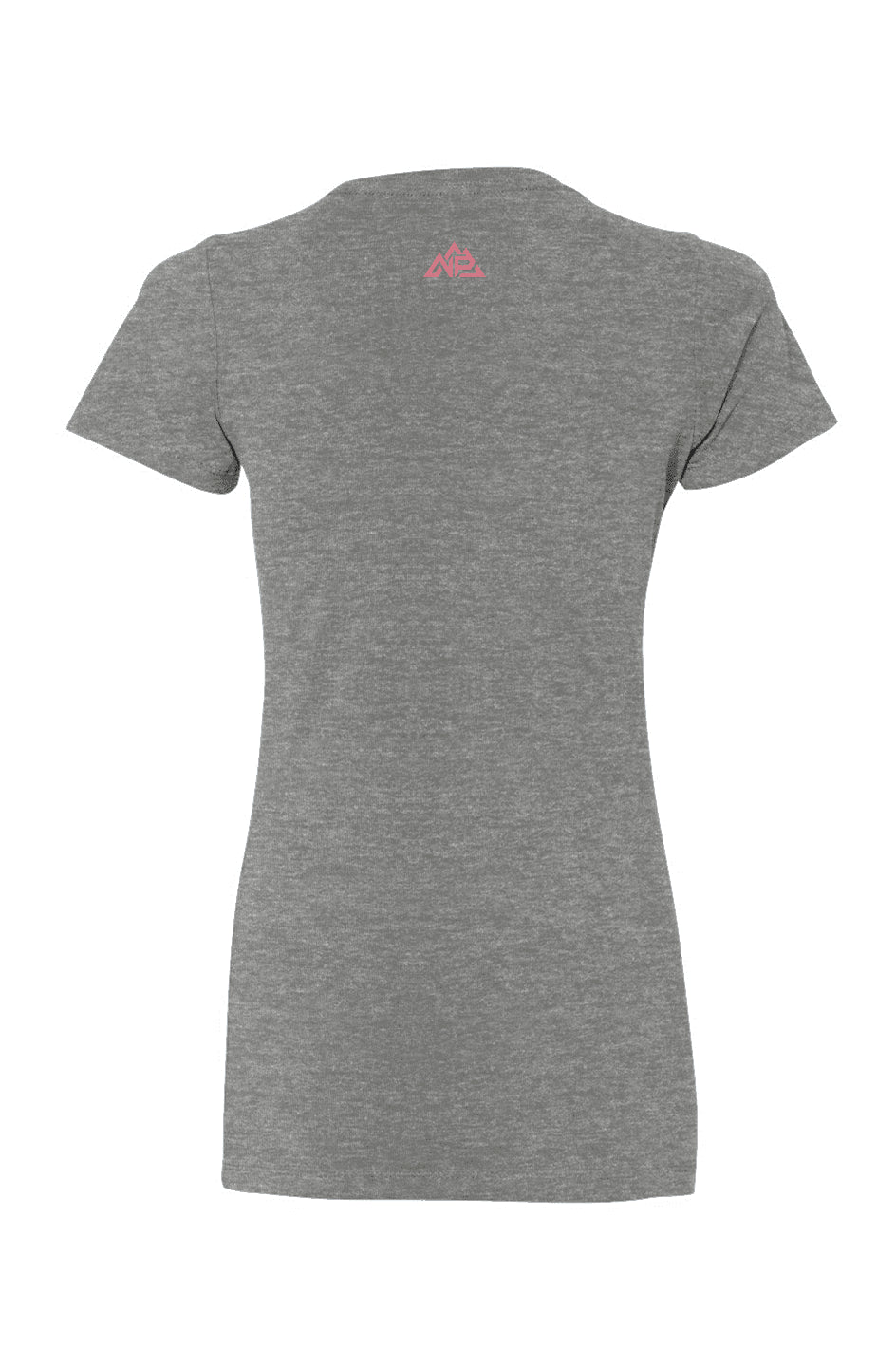 NP Women's T-Shirt | Dark Heather Grey, White, Indigo - Nested Peak