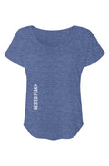 NP Women's Triblend Short Sleeve Dolman | Vintage Royal, Vintage Black, Indigo - Nested Peak