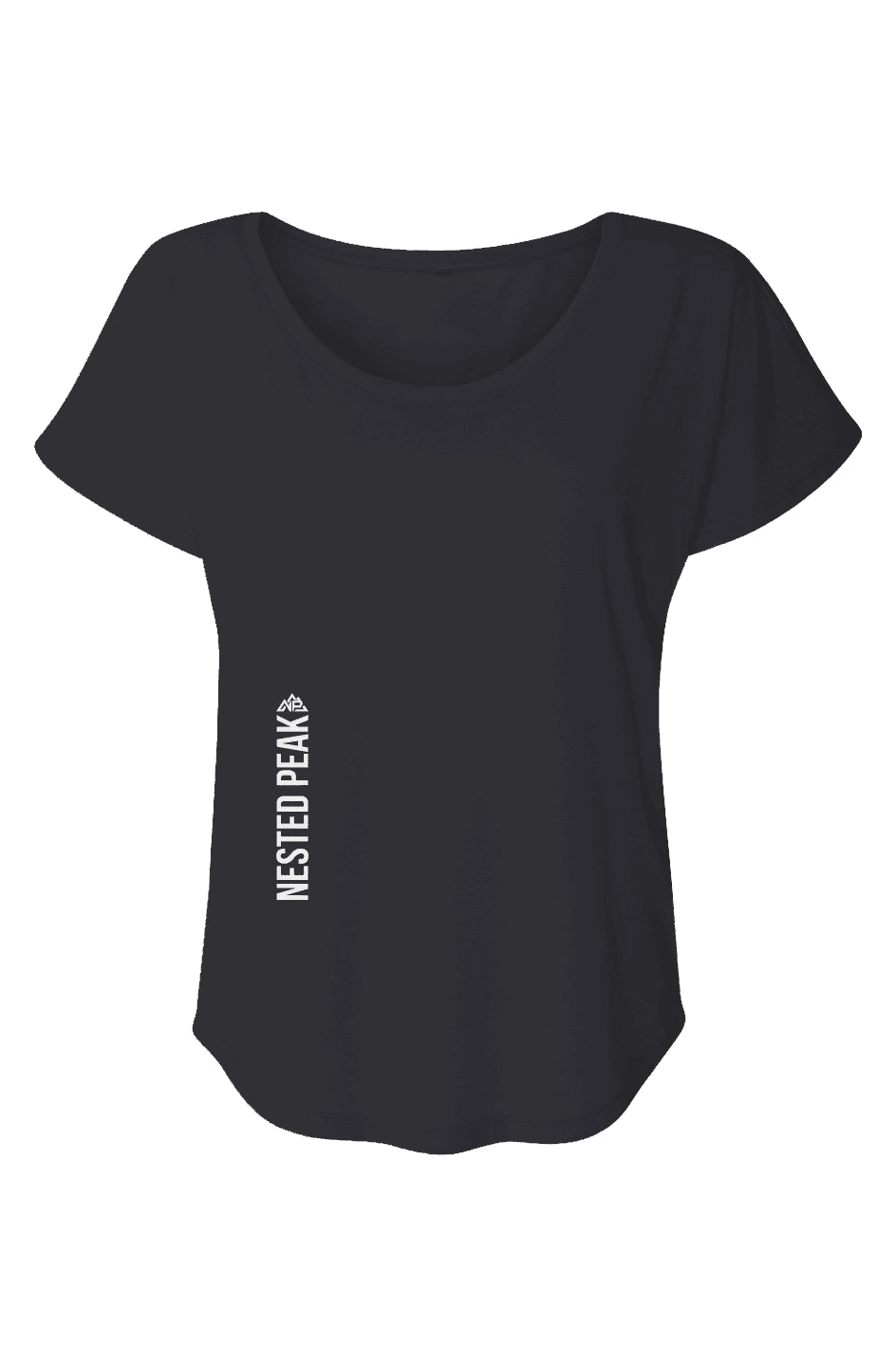 NP Women's Triblend Short Sleeve Dolman | Vintage Royal, Vintage Black, Indigo - Nested Peak