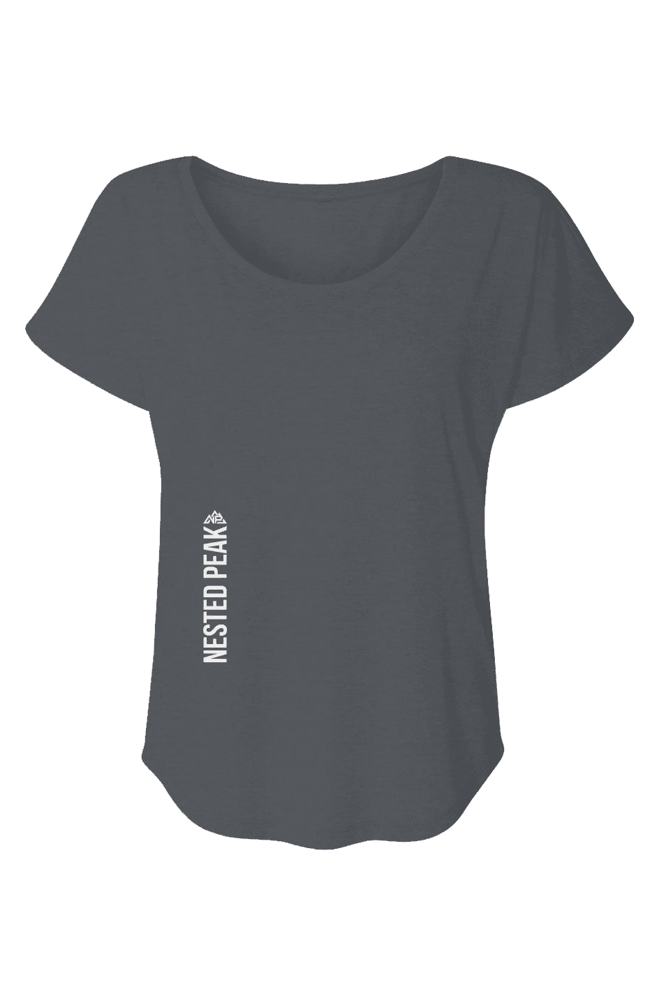 NP Women's Triblend Short Sleeve Dolman | Vintage Royal, Vintage Black, Indigo - Nested Peak