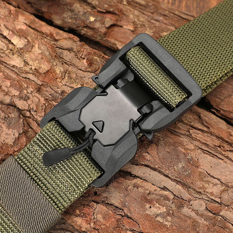 Nylon Army Training Magnetic Buckle Waist Belt - Nested Peak LLC