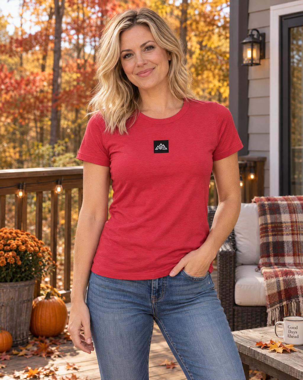 Women's BLK Badge CVC T Shirt - Nested Peak LLC