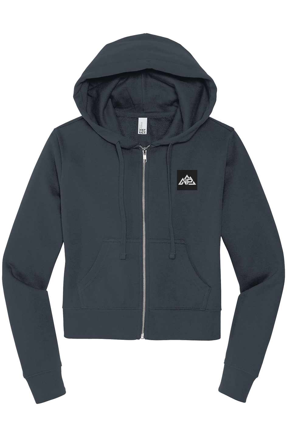 Women's BLK Badge Zip Hoodie | Desert Rose, Flint Blue Heather, New Navy - Nested Peak LLC