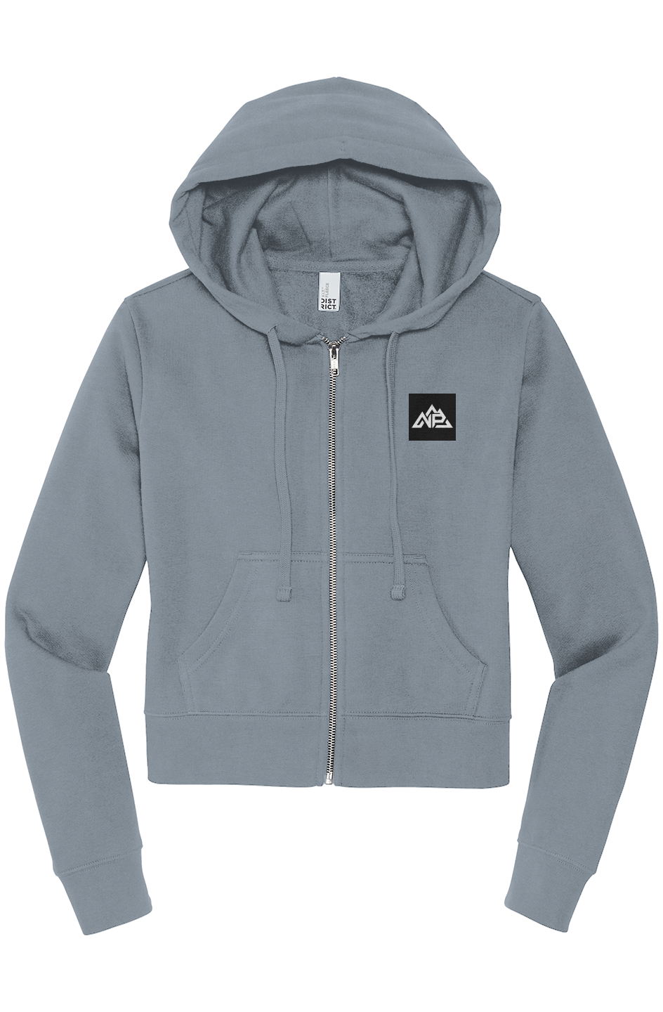 Women's BLK Badge Zip Hoodie | Desert Rose, Flint Blue Heather, New Navy - Nested Peak LLC