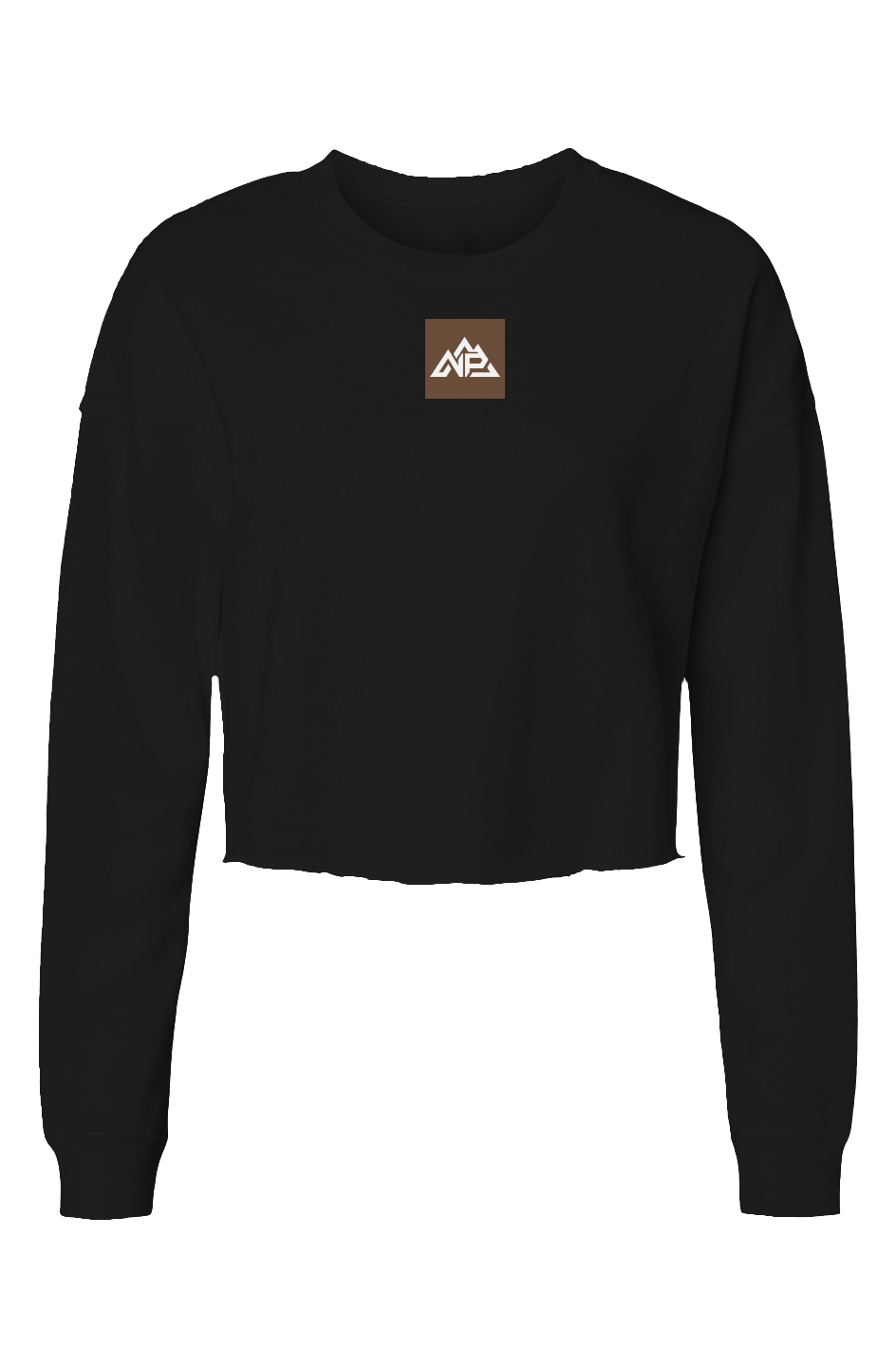 Women's Lightweight Cropped Crew | black, Sage, Blush - Nested Peak LLC