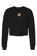 Women's Lightweight Cropped Crew | black, Sage, Blush - Nested Peak LLC