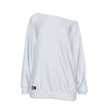 Women's Off-Shoulder Sweatshirt | Light Blue - Nested Peak LLC