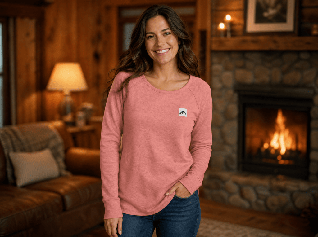 Women's Perfect Tri LS Tunic Tee | Blush Frost, Grey Frost, Black Frost - Nested Peak LLC