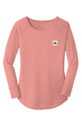 Women's Perfect Tri LS Tunic Tee | Blush Frost, Grey Frost, Black Frost - Nested Peak LLC