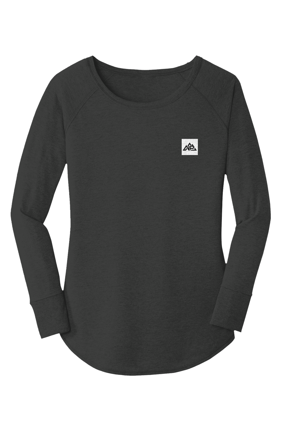 Women's Perfect Tri LS Tunic Tee | Blush Frost, Grey Frost, Black Frost - Nested Peak LLC